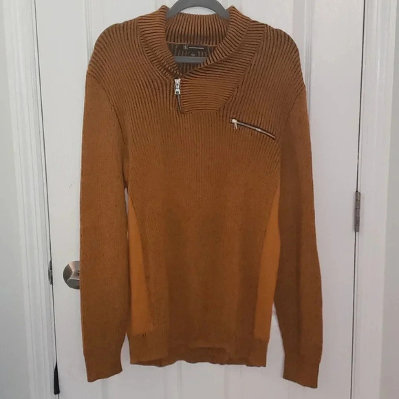 INC International Concepts Yellow & Black Sweater - Picture 2 of 14